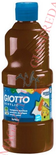 GIOTTO TEMPERA ACRILICA FLACONE ML 250 MARRONE